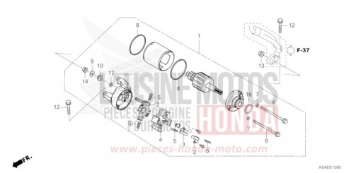 MOTORINO AVVIAMENTO CBF300NAN di 2022